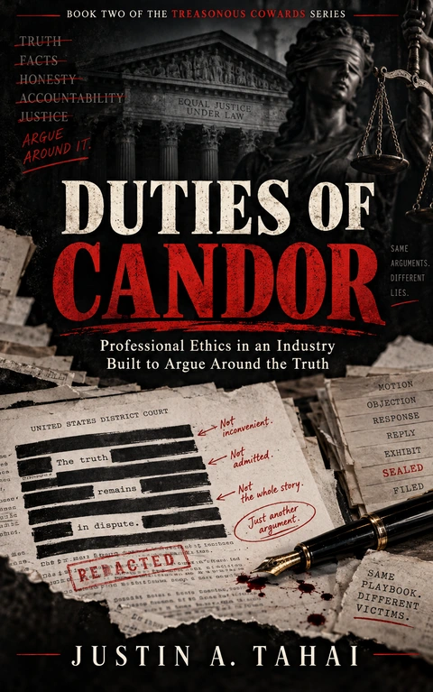 Duties of Candor — Book Two of TREASONOUS COWARDS, by Justin A. Tahai